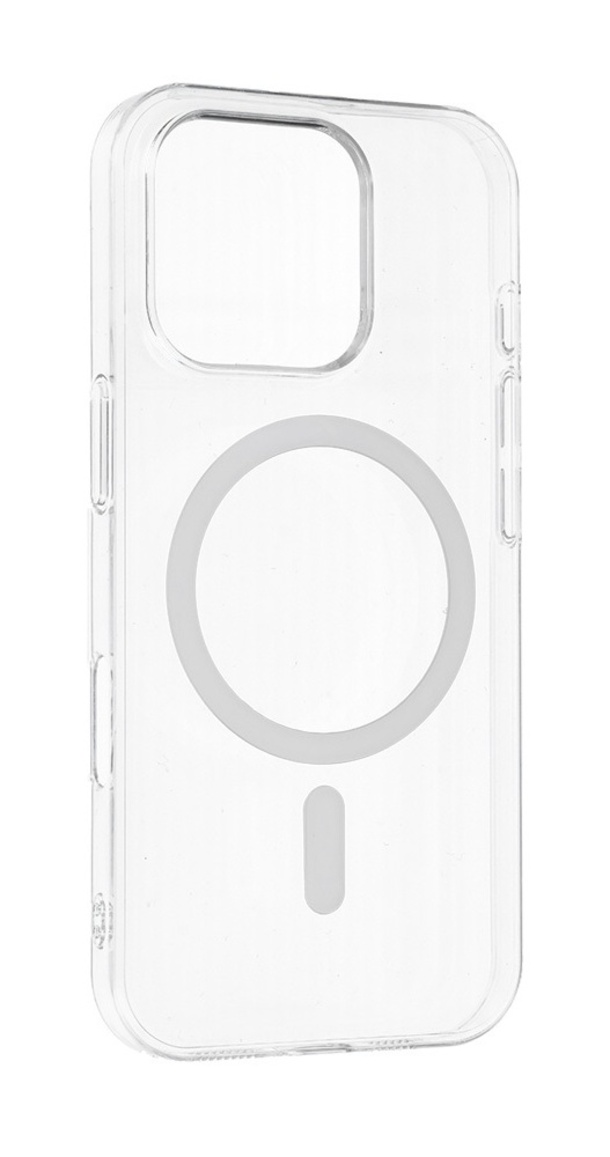 Zadní kryt Transparent Slim Magsafe pro iPhone 15 bílý