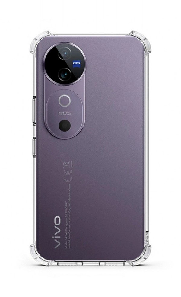 Odolný zadní kryt TopQ na mobil Vivo V40 5G průhledný