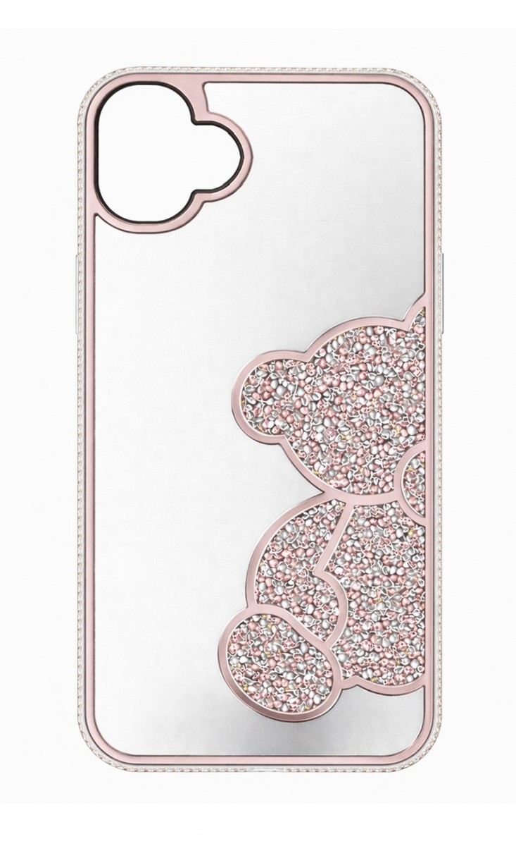 Zadní kryt Teddy Bear pro iPhone 16 růžový